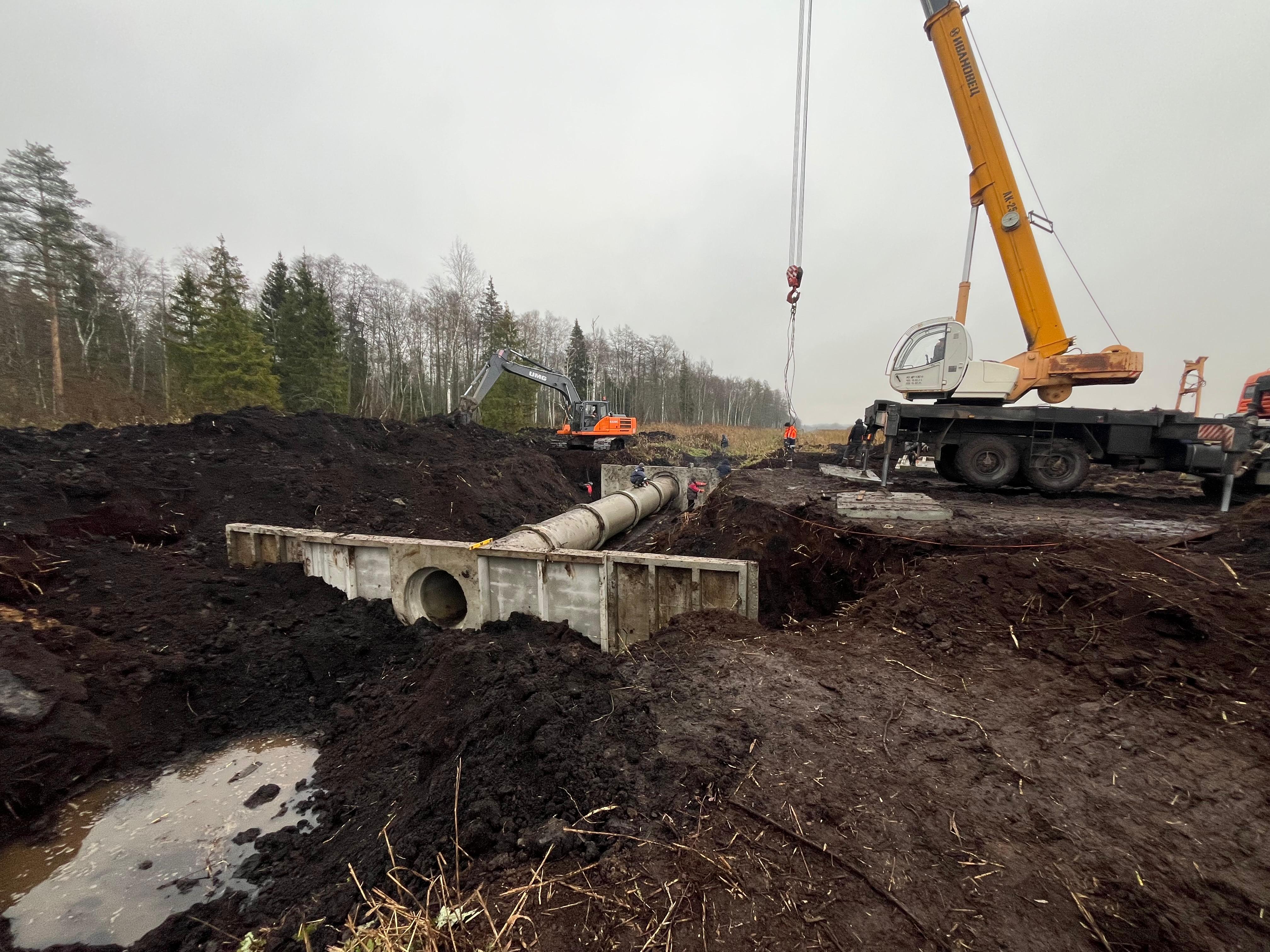Реконструкция каналов и сооружений межхозяйственной осушительной сети (1-я очередь), Сергиево-Посадский район, Московская область